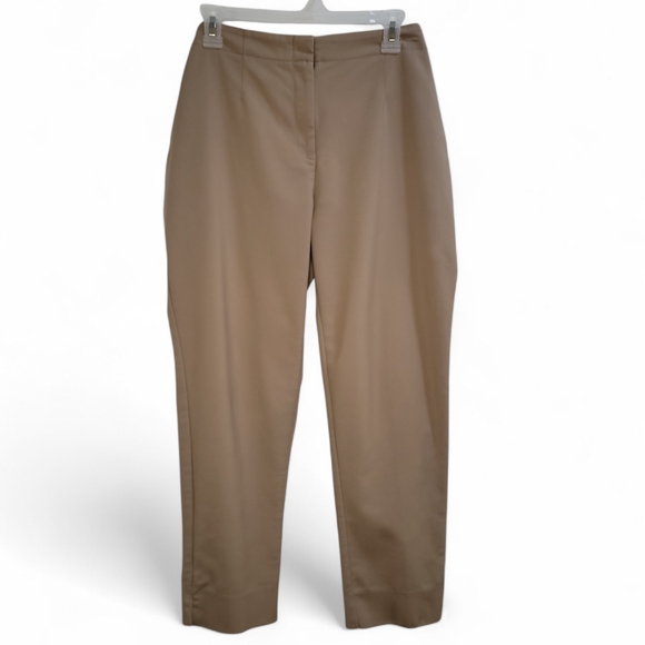 Chico's Ankle‎ Chinos Khaki Stretch Casual Cute Size Small - Picture 1 of 4